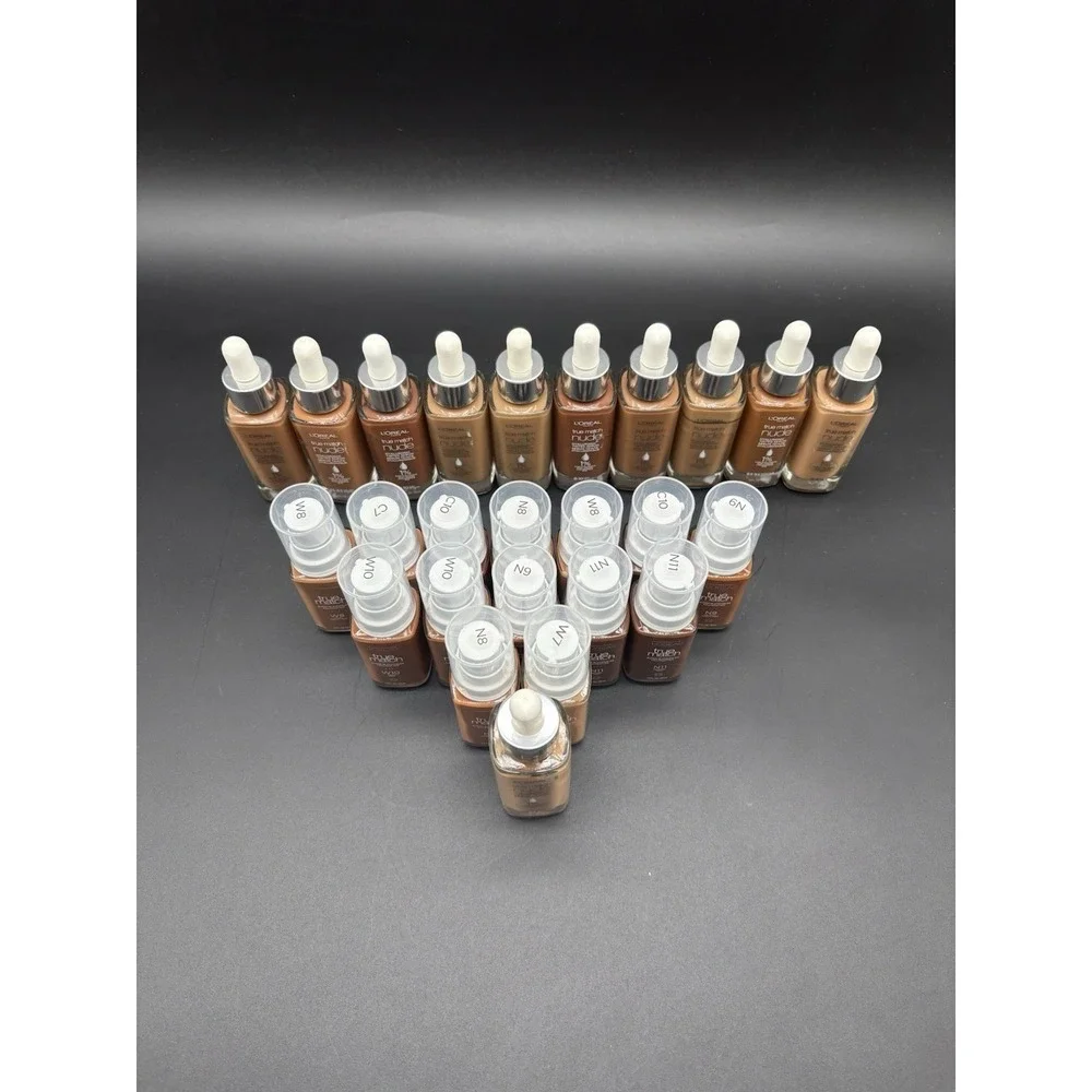 L'Oreal True Match Nude Serum Lot 25+ Super Blendable Foundation Mixed‎ Shades